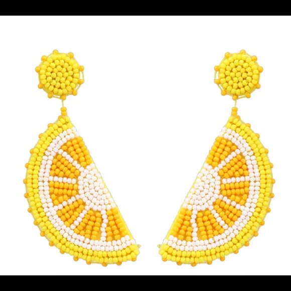 Super cute lemon earrings. Perfect for summer or your tropical vacay . NWT - Picture 2 of 3